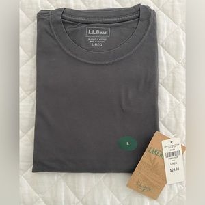 NWT Men’s LL Bean Slightly Fitted Cotton T-Shirt